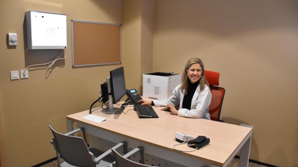 Una de las sanitarias que trabajarán en el lugar