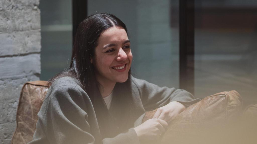 Valeria Castro en las oficinas de Warner, Madrid.