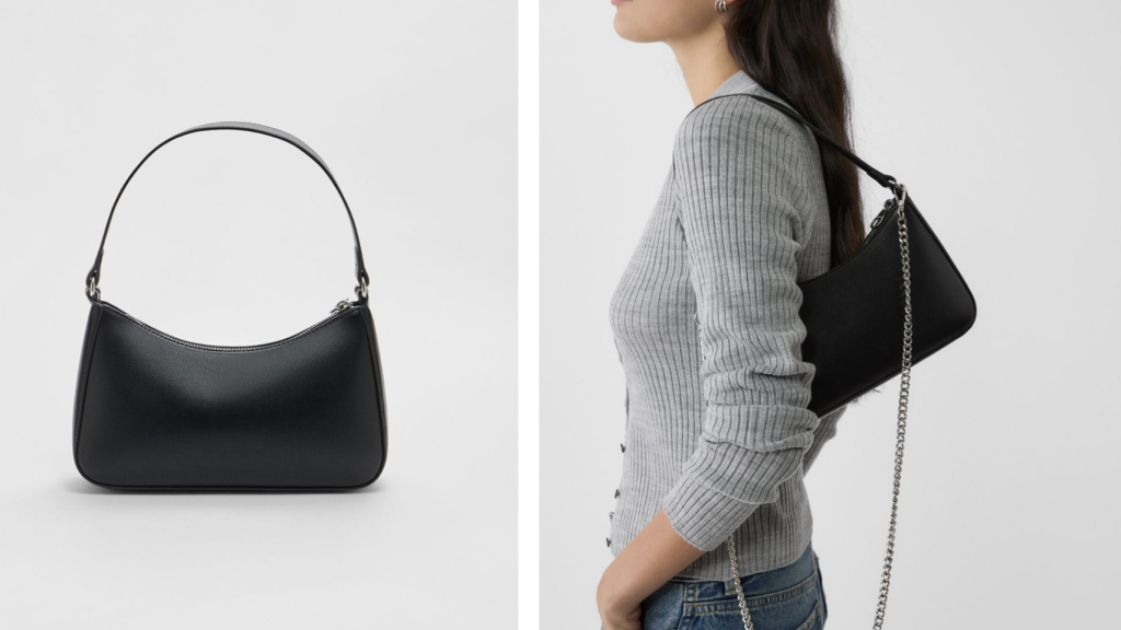 Bolso de hombro cadena.