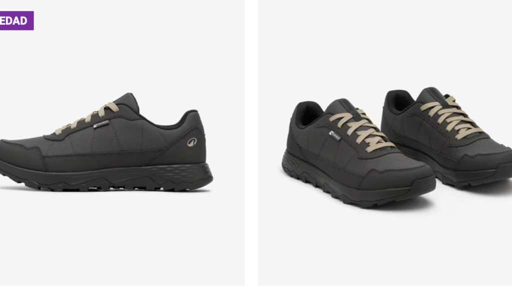 Zapatillas de senderismo impermeables.