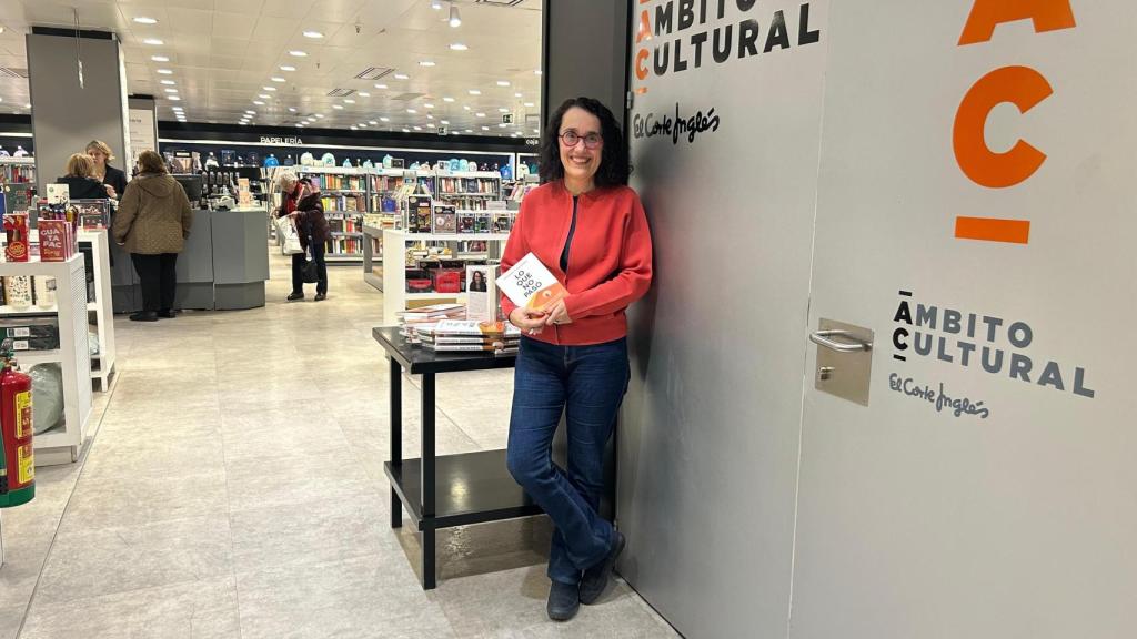Anabel Gonzalez durante la presentación de su nuevo libro en Ambito Cultural de El Corte Inglés.