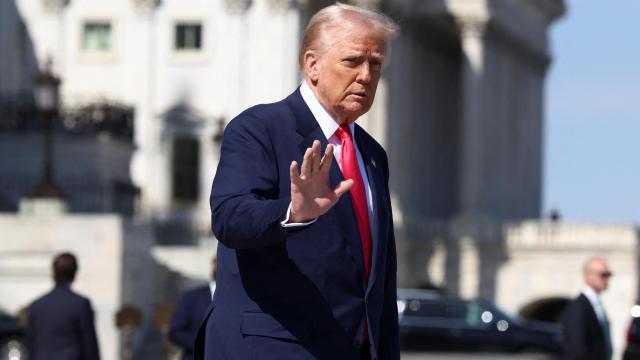 Donald Trump este jueves en el Capitolio.