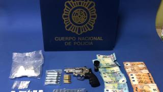 Material incautado por la Policía Nacional de Burgos