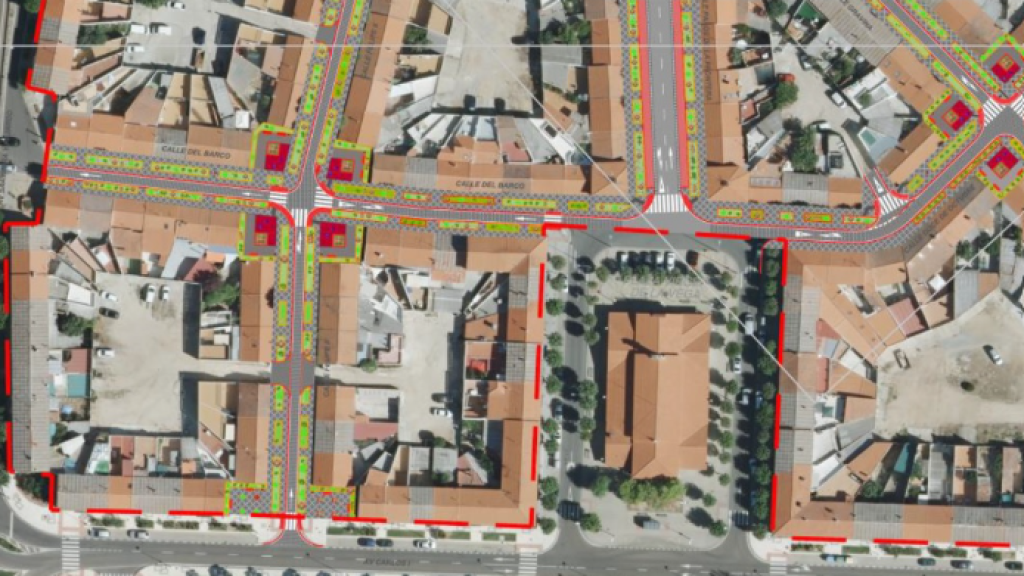 Urbanización del barrio de La Vega de Salamanca