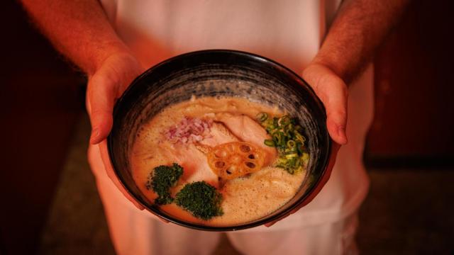 Uno de los platos de ramen del restaurante.