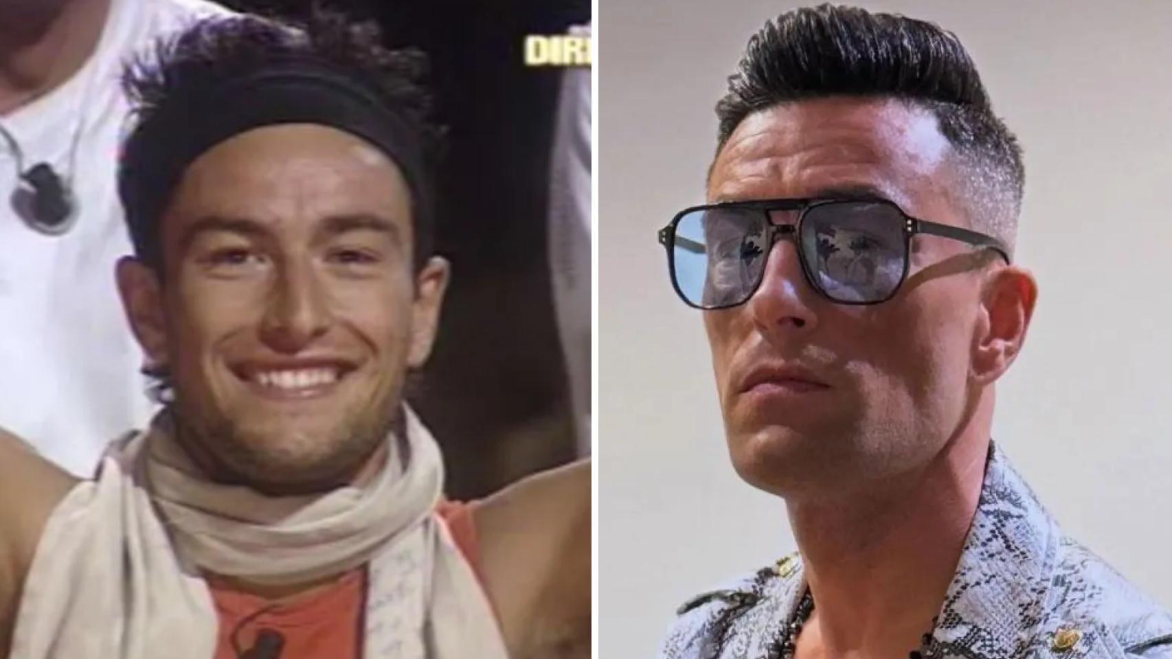 Jesús de Manuel, en ‘Supervivientes’ y en una imagen reciente de sus redes sociales.