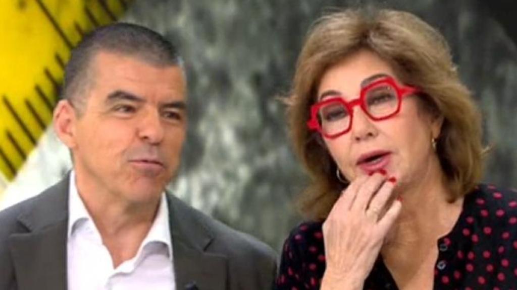 Manu Marlasca y Ana Rosa Quintana, en 'El programa de Ana Rosa'.