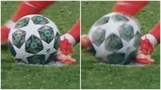 La toma definitiva del penalti de Julián Álvarez