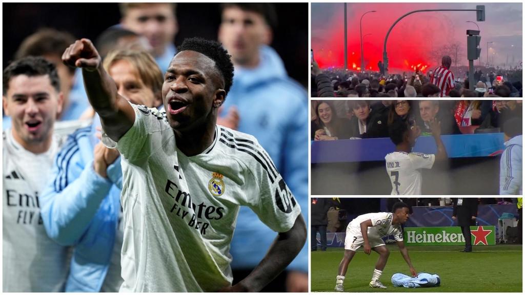 Vinicius y los momentos de polémica en el Metropolitano