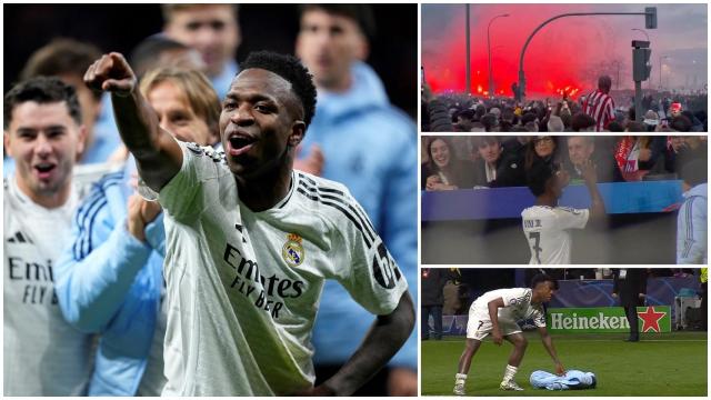 Vinicius y los momentos de polémica en el Metropolitano