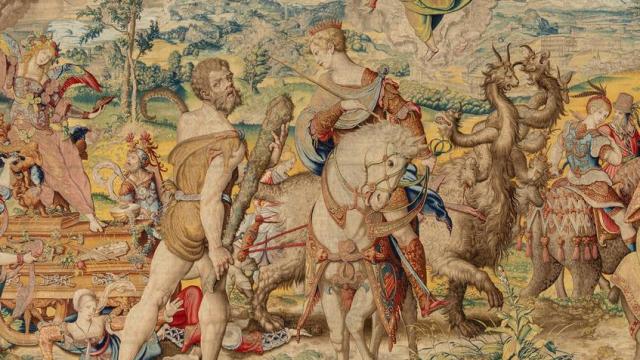 Detalle de 'La Lujuria', una de las obras que se podrá en la exposición 'Iconografía del mal: Tapices de los pecados capitales'. Foto: Patrimonio Nacional