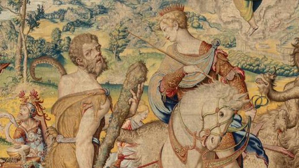 Detalle de 'La Lujuria', una de las obras que se podrá en la exposición 'Iconografía del mal: Tapices de los pecados capitales'. Foto: Patrimonio Nacional