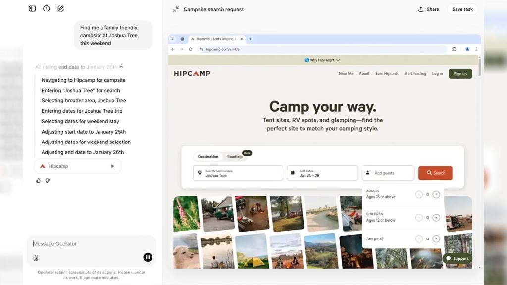 Así funciona Operator de ChatGPT