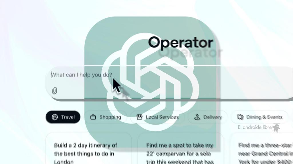 Fotomontaje de Operator de ChatGTP