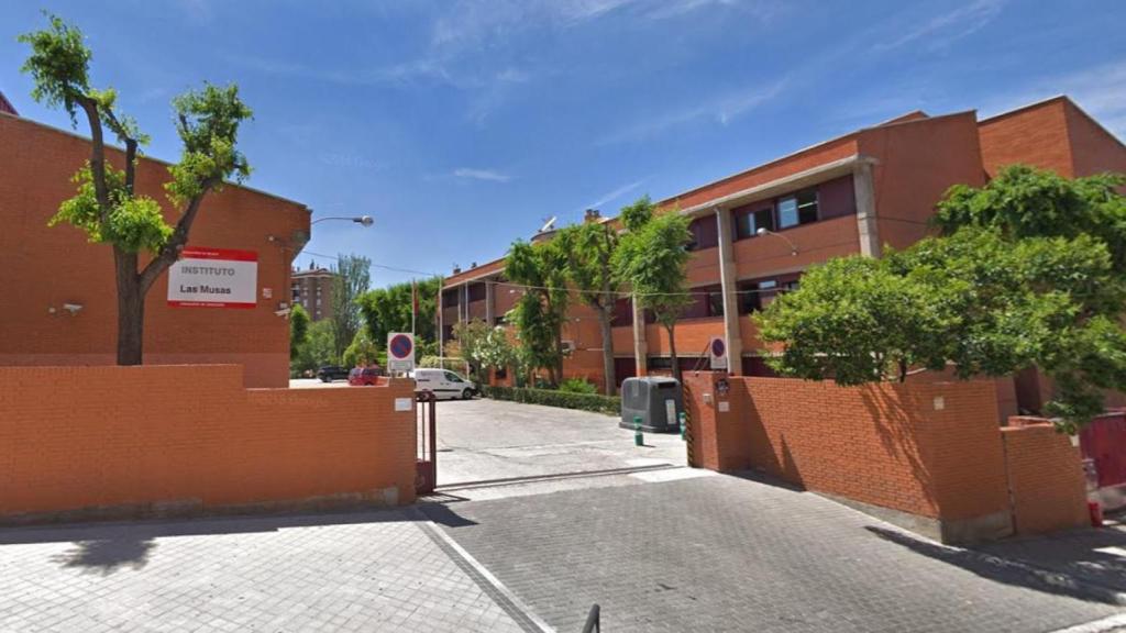El IES Las Musas, uno de los 18 institutos de la Comunidad de Madrid que tienen servicio de comedor.