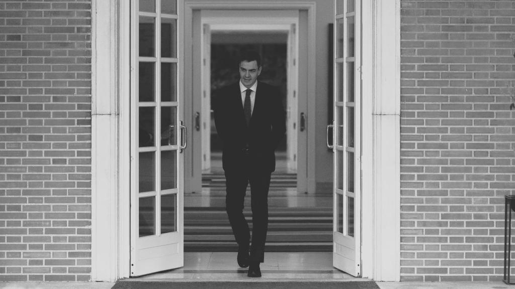 Pedro Sánchez, este jueves en La Moncloa.