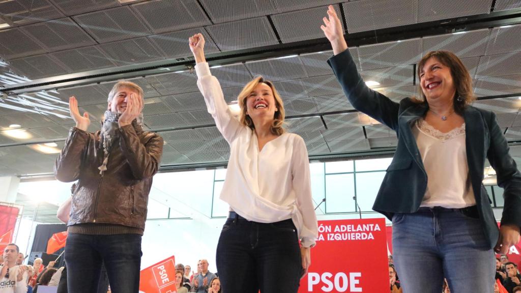 Alegría, en su primer gran acto en Zaragoza