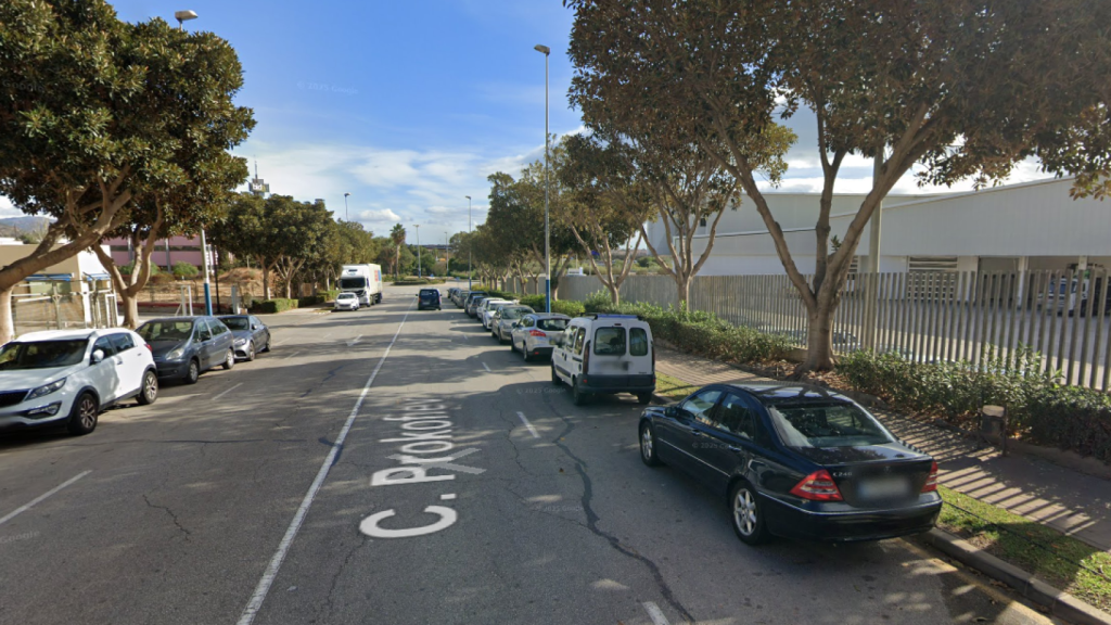 Calle en la que sucedieron los hechos.