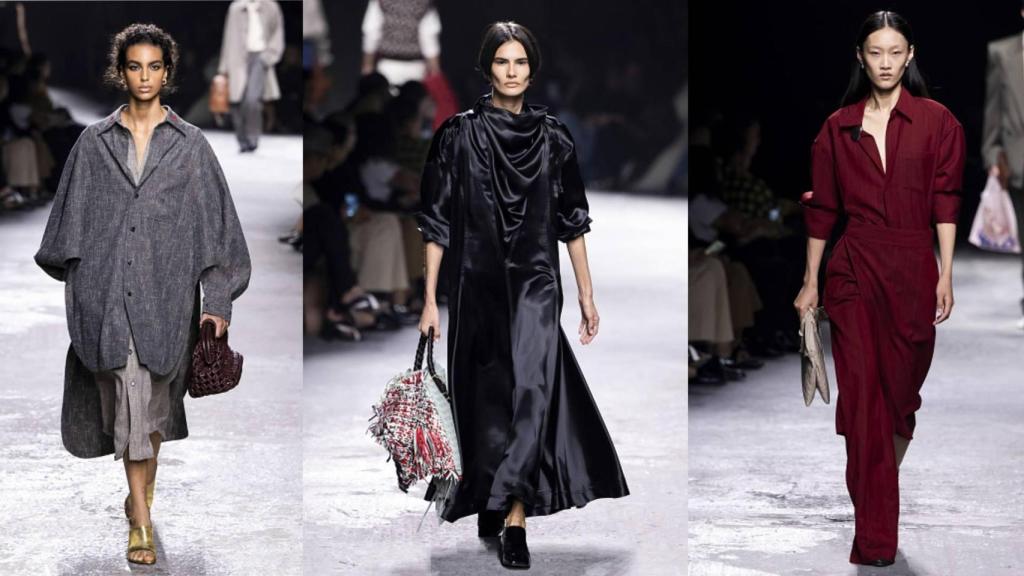 Siluetas de Bottega Veneta que reflejan la vuelta a los 90's.