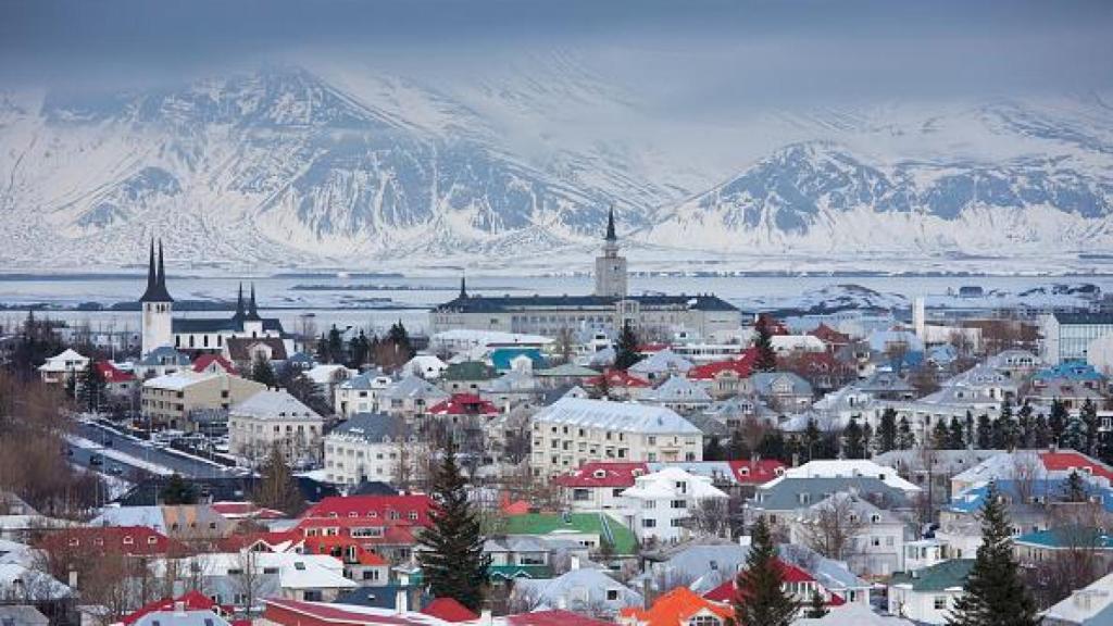 Reikiavik, capital de Islandia.