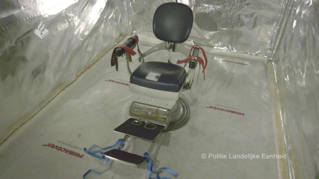 Cámara de torturas creada por Robin van Ouwerkerk, enemigo de Jos Leijdekkers