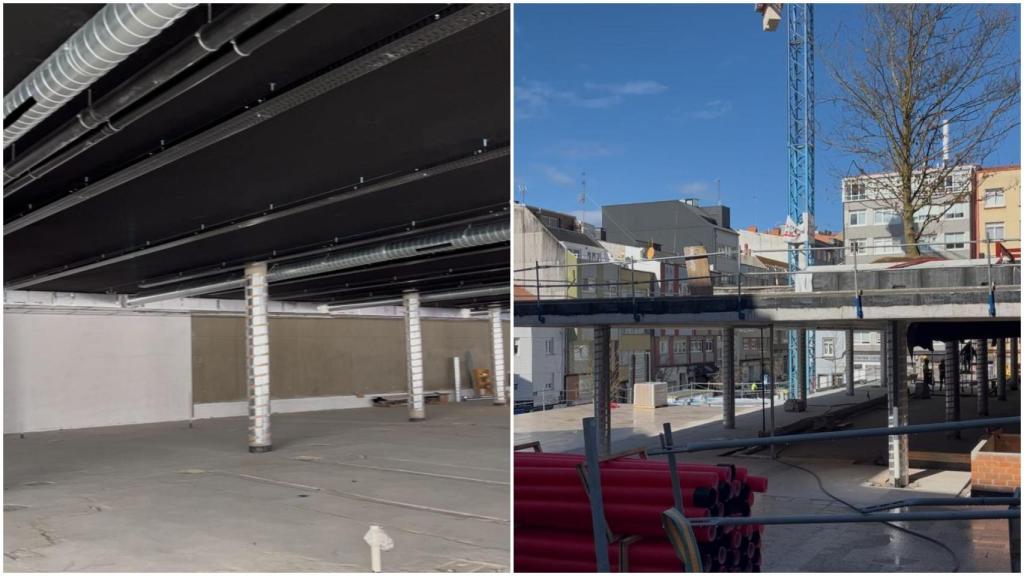 Avance de los trabajos en el mercado de Monte Alto