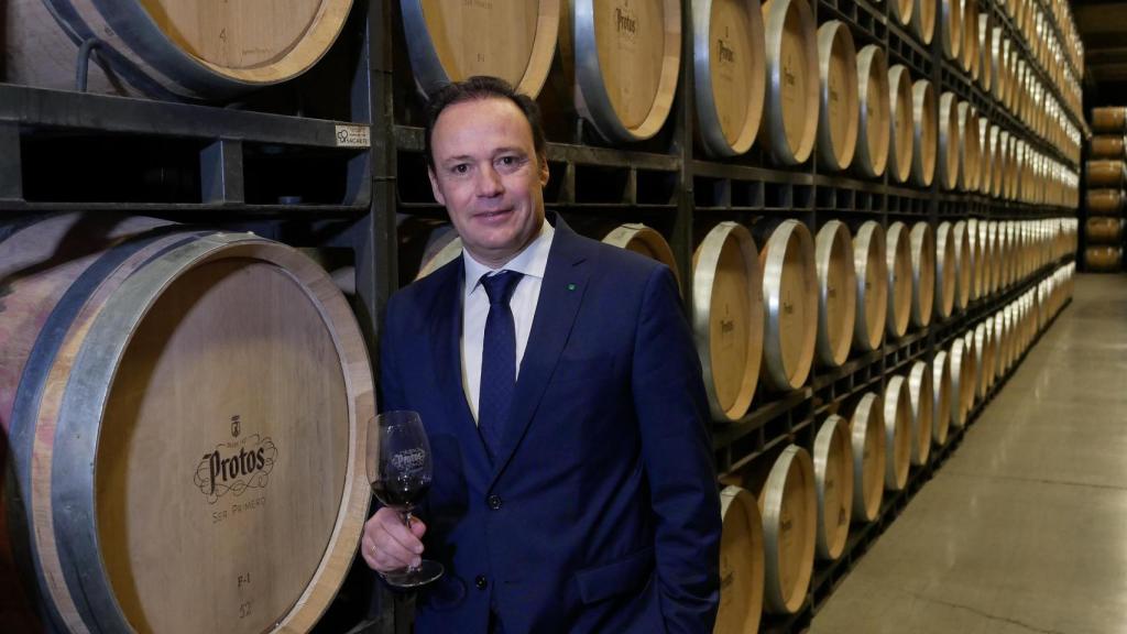 El director general de Protos y vocal del Consejo Regulador Denominación de Origen Ribera de Duero, Carlos Villar,