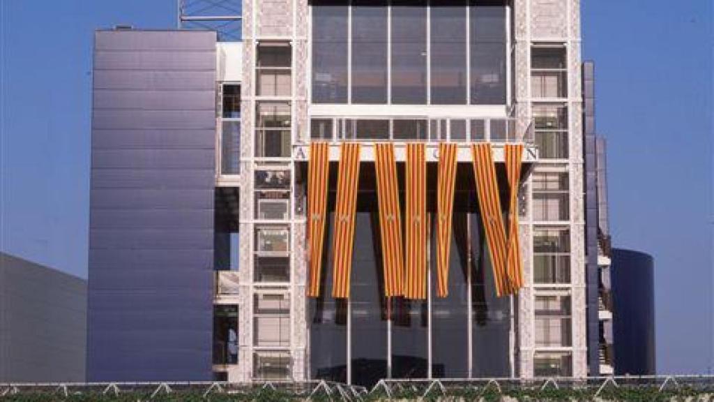 El pabellón Aragón, en la Expo de Sevilla.