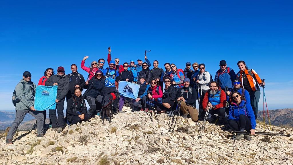El grupo de Alitrek en una de sus rutas