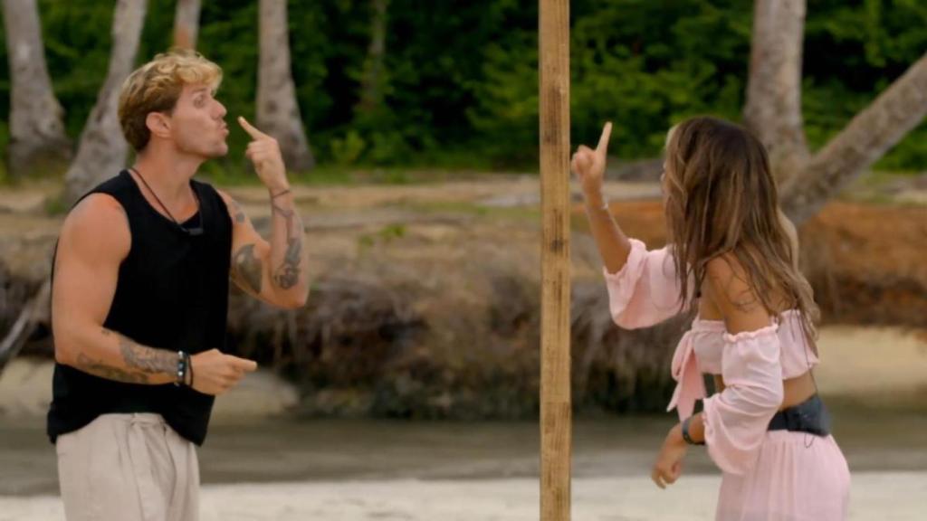 Tadeo y Sthefany, en 'La isla de las tentaciones'.