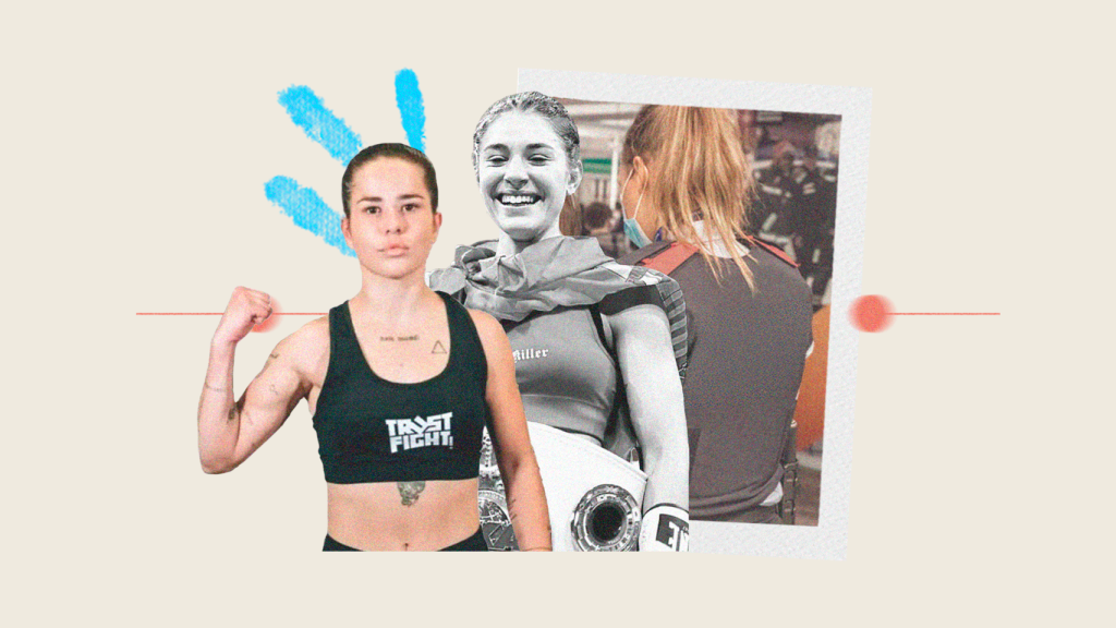 Paula 'Pretty Killer' Silva y Mar Puigneró, en una ilustración de Magas.