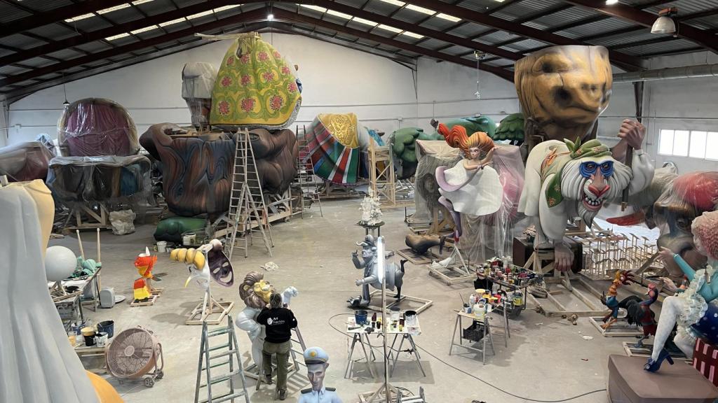 Panorámica del taller de Alejandro Santaeulalia. Foto: Ángel Mora