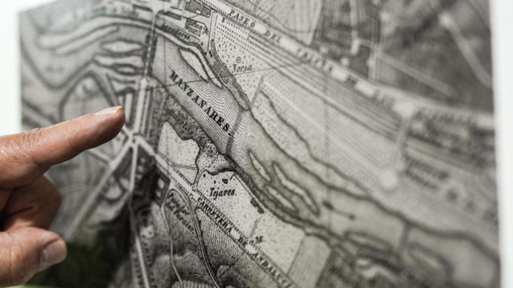 Antiguo plano de la zona.