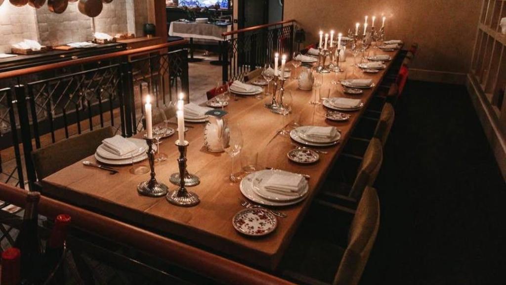 La mesa imperial de El Gran Asador Lecanda.