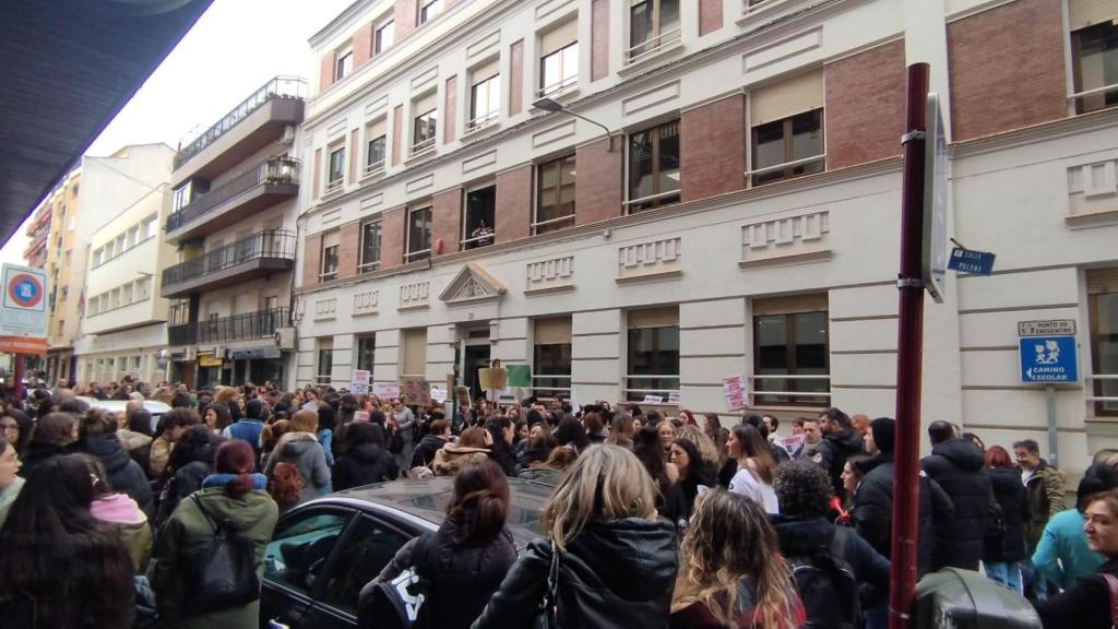 Concentración en Ciudad Real. Foto: CCOO.