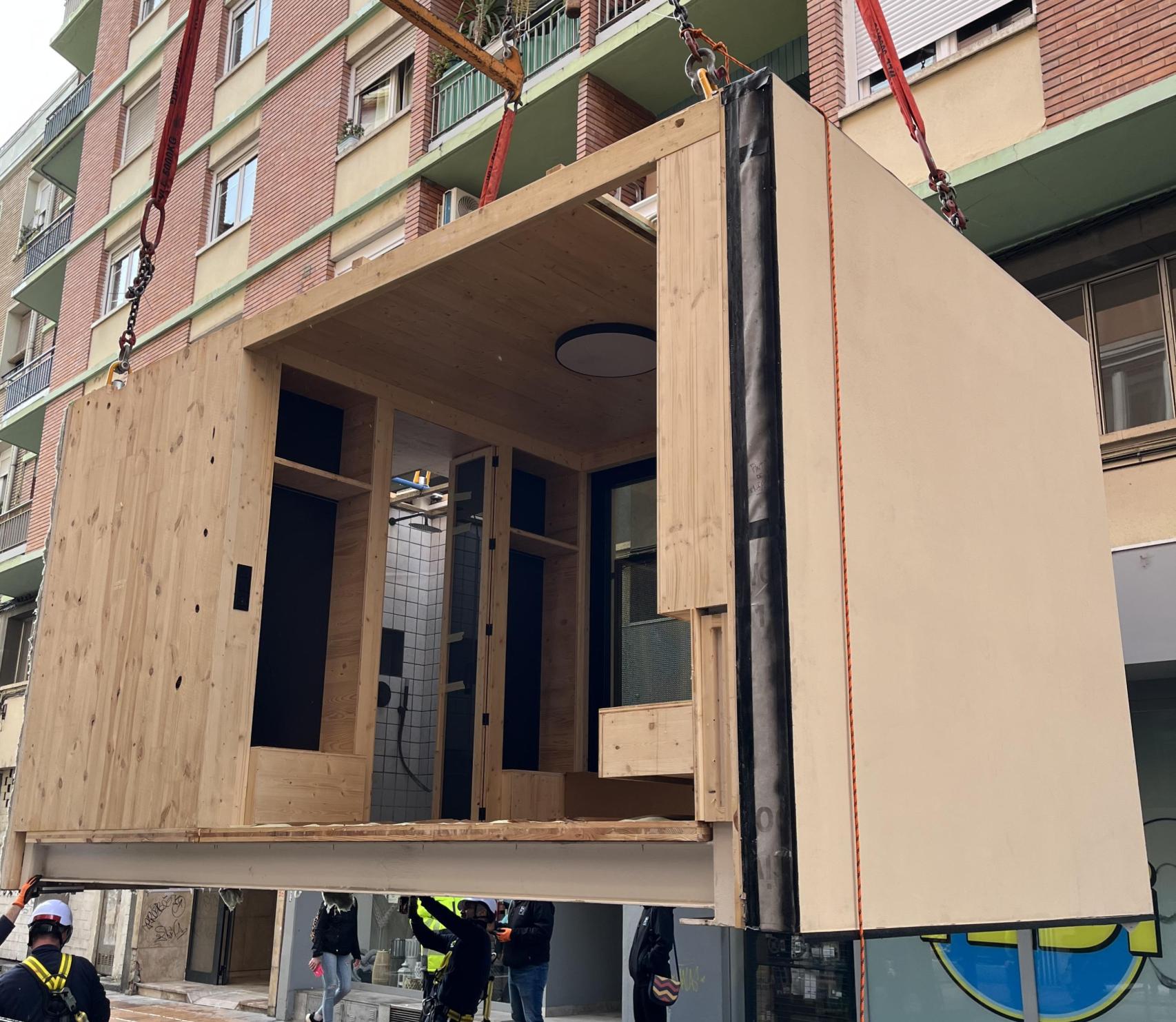 Uno de los cinco pisos del hotel.