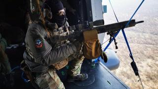 Tropas de élite del Ejército del Aire durante el ejercicio.