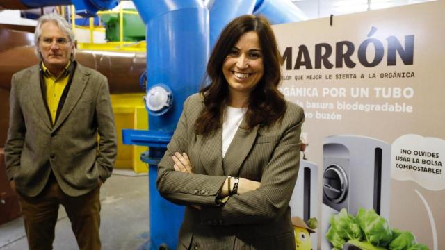 La consejera de Medio Ambiente y Movilidad, Tatiana Gaudes, en la presentación del sistema en Valdespartera.