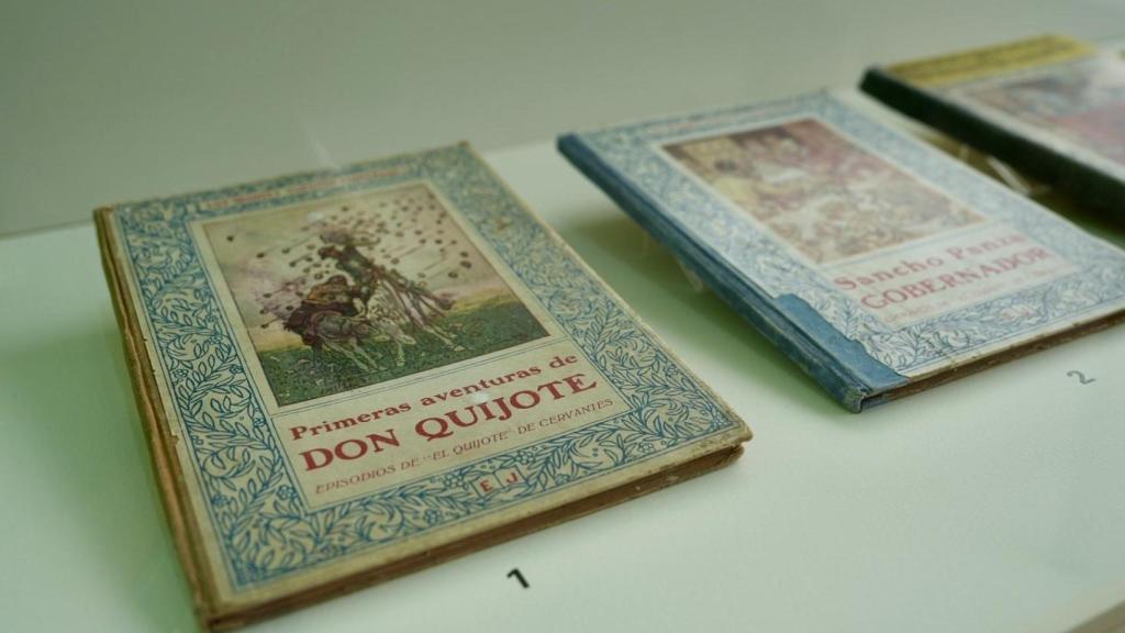 Una de las piezas que pueden verse en Urueña, dentro de la exposición Quijotemanías