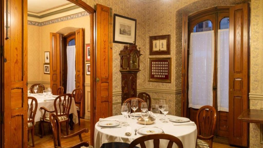 Otro de los comedores de Casa Duque (Segovia).