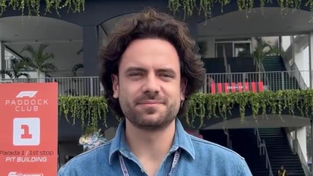 Tomás Slafer es uno de los rostros de DAZN en el Mundial de Fórmula 1.