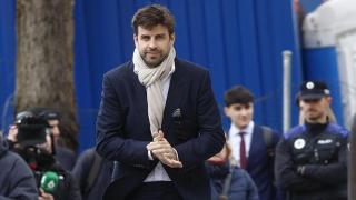 Gerard Pique llega al juzgado de Majadahonda para declarar como imputado por el 'Caso Supercopa'.