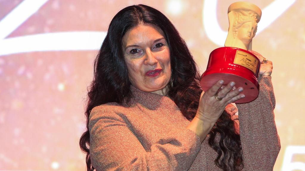 La escritora castellonense Rosario Raro, recibe el Premio Azorin 2025 este jueves, en Alicante. Foto: EFE/ Morell