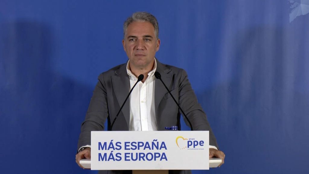 El vicesecretario de Coordinación Autonómica, Local y Análisis Electoral del PP, Elías Bendodo, este viernes en un acto en Almería.