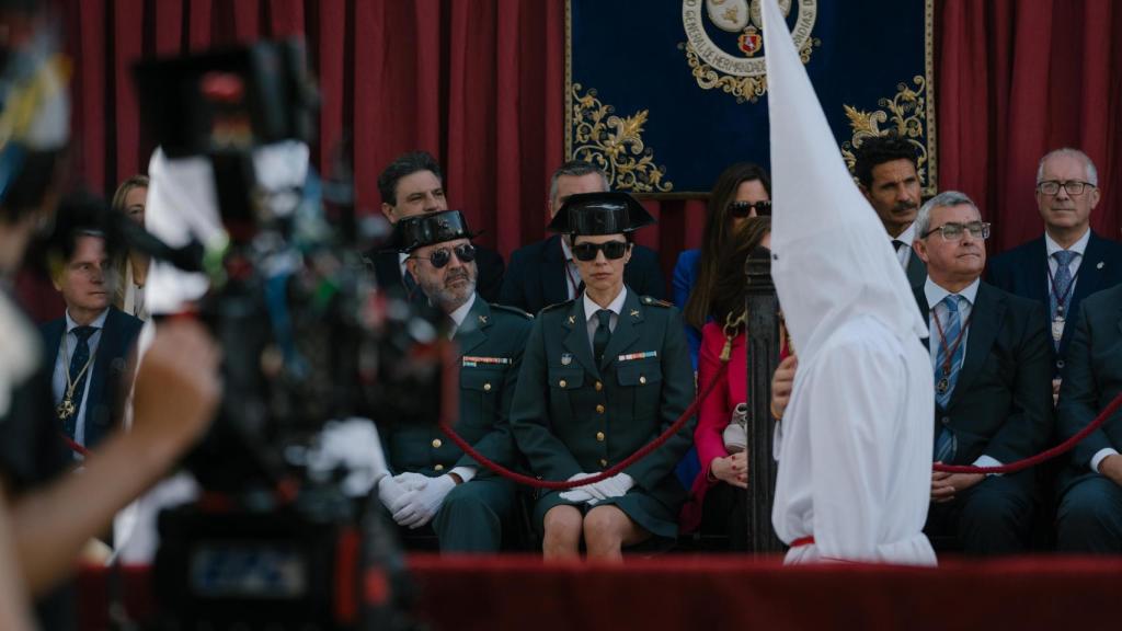 Maribel Verdú durante el rodaje de 'Cuando nadie nos ve'