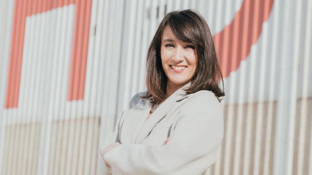 María Bello, directora de Iberia, para una producción con Magas.