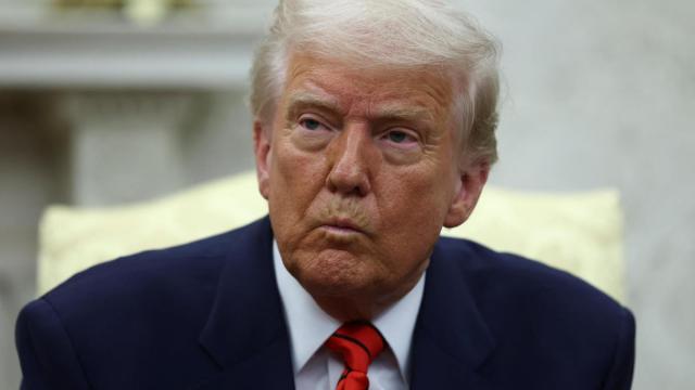 Donald Trump, este jueves en la Casa Blanca.