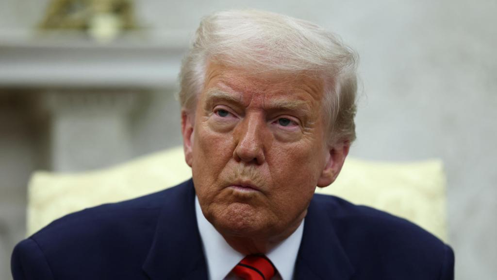 Donald Trump, este jueves en la Casa Blanca.