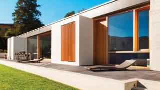 El panel aerotérmico Solar Boost instalado en una casa.