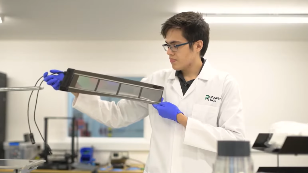 Placa solar flexible